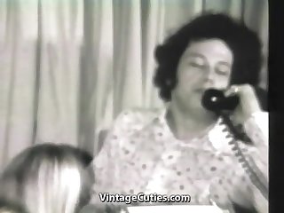 Deep Blowjob Right in the Office (1960s