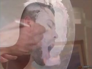 Bob Ross pleasures with brush