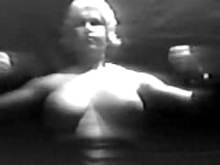 Old Time Naked Strong Woman pecs and