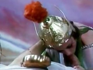 Beautiful Burlesque Chick Dancing