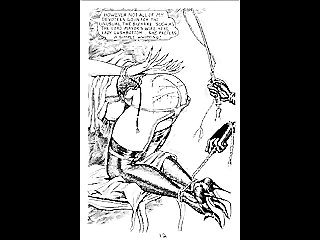 Vintage lesbian whipping bondage comic