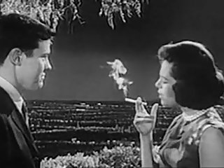 Vintage ad cigarette girl smokes