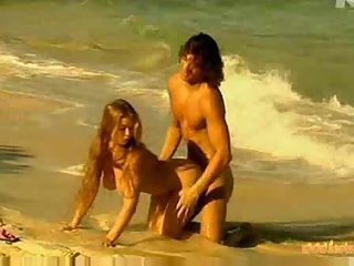 Rita Faltoyano fucked on the beach
