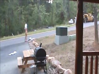 Vacaciones en la cabaña.