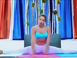 MUST SEE! OLD YOGA VIDEO OF ABELLA DANGER