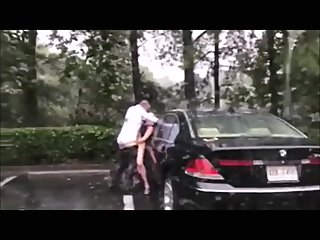 Old People Fucking In the Rain