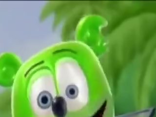 gummy bear gets creamed in his fucking