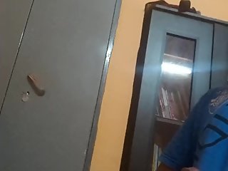 Quick masturbation during study break !!