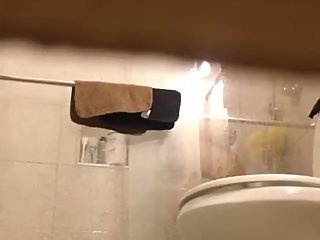 my mom in the shower