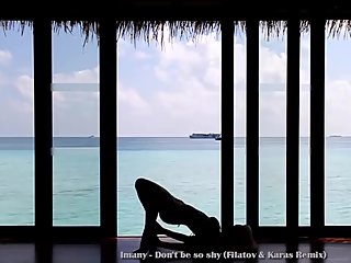 Sexy girl dance in caribbean